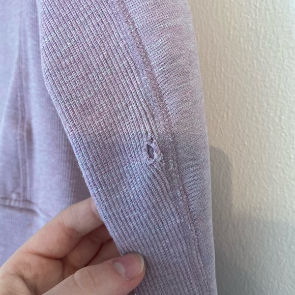 EUC Lululemon Scuba purple Zip up Jacket/Hoodie - Picture 6 of 6